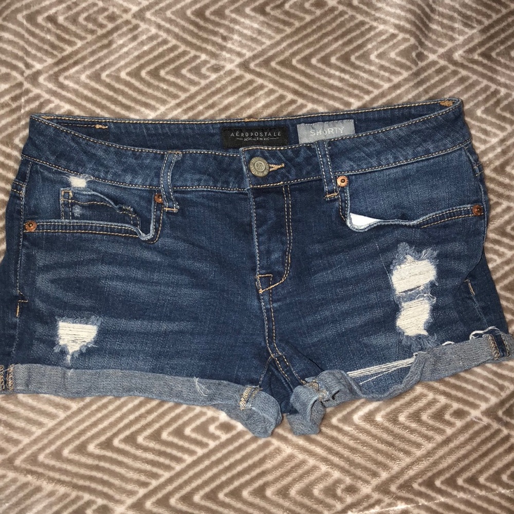 denim shorts